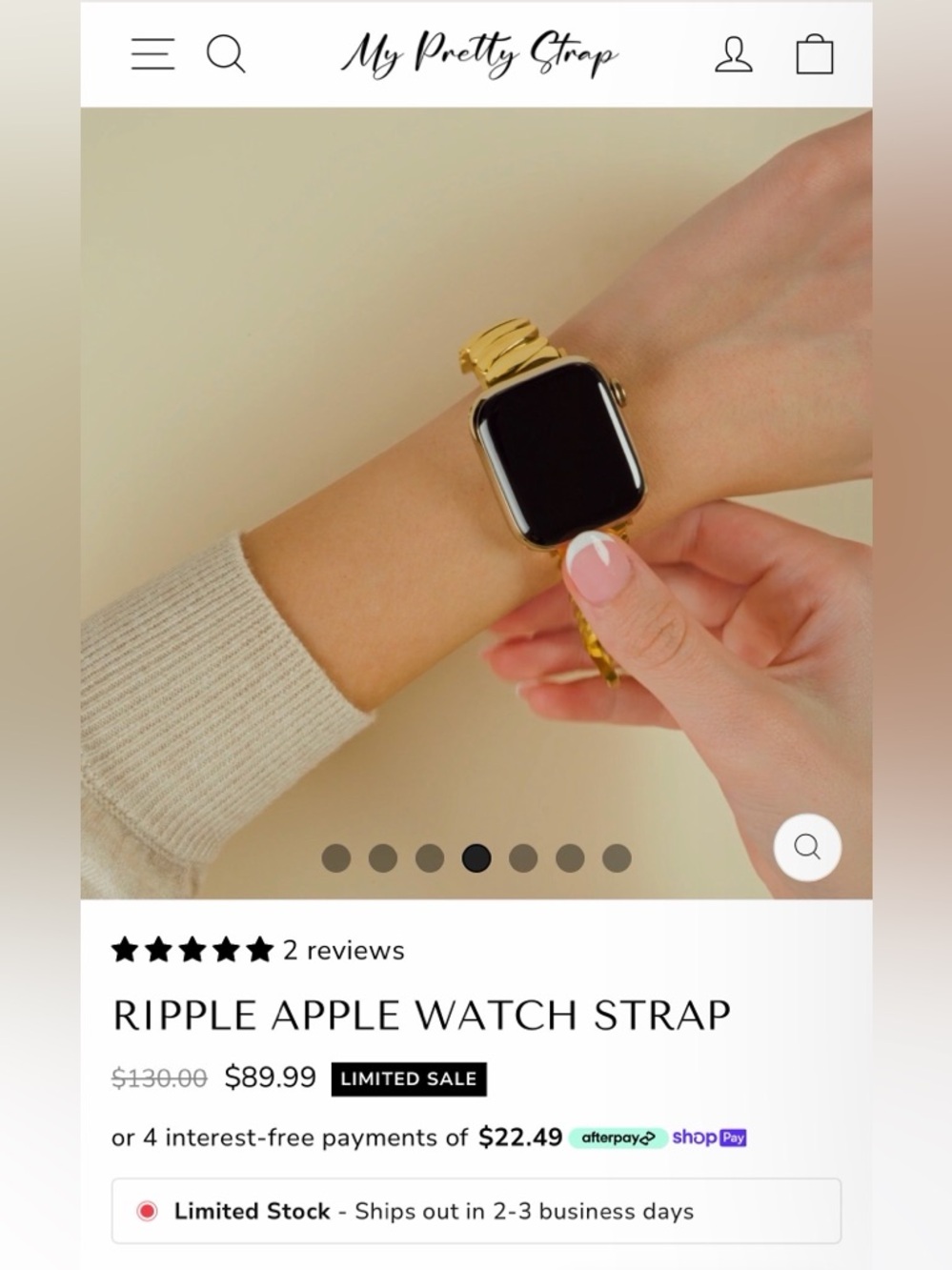 My pretty strap Apple Watch Strap - Picture 5 of 9